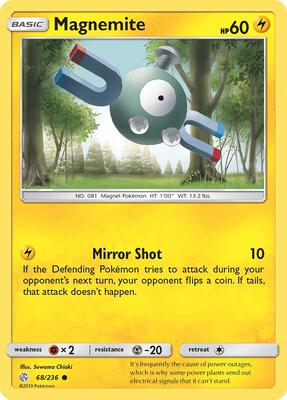 Magnemite card from SM - Cosmic Eclipse