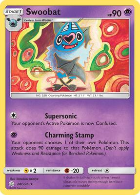 Swoobat card from SM - Cosmic Eclipse