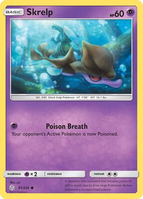 Skrelp card from SM - Cosmic Eclipse