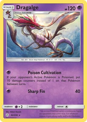 Dragalge card from SM - Cosmic Eclipse