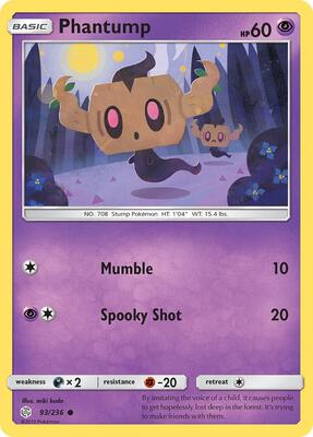 Phantump card from SM - Cosmic Eclipse