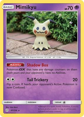 Mimikyu (97) card from SM - Cosmic Eclipse