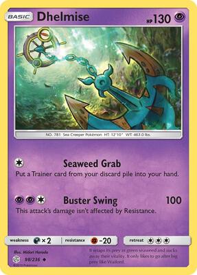 Dhelmise card from SM - Cosmic Eclipse