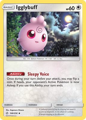 Igglybuff card from SM - Cosmic Eclipse