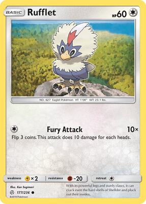 Rufflet card from SM - Cosmic Eclipse