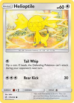 Helioptile card from SM - Cosmic Eclipse
