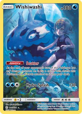 Wishiwashi (Secret) card from SM - Cosmic Eclipse