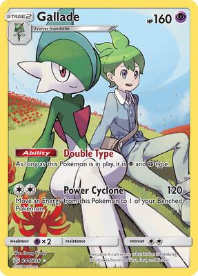Gallade (Secret) card from SM - Cosmic Eclipse
