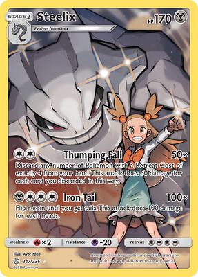 Steelix (Secret) card from SM - Cosmic Eclipse