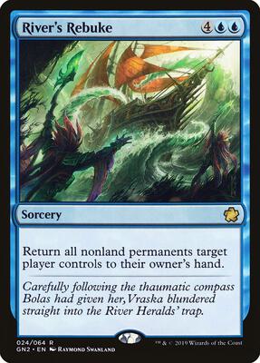 River's Rebuke card from Magic Game Night 2019
