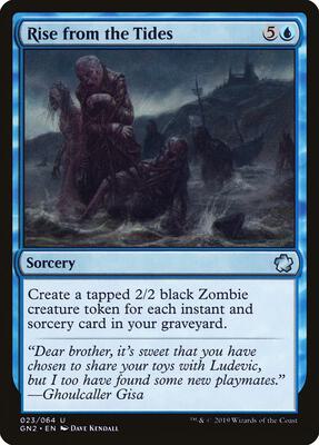 Rise from the Tides card from Magic Game Night 2019