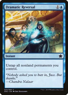 Dramatic Reversal card from Magic Game Night 2019