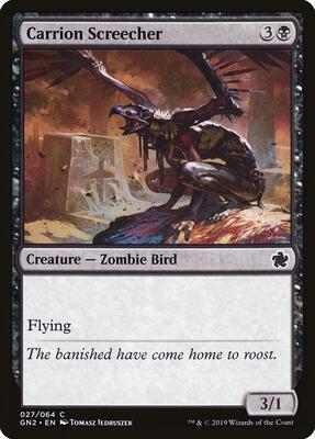 Carrion Screecher card from Magic Game Night 2019