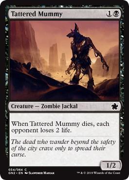 Tattered Mummy card from Magic Game Night 2019