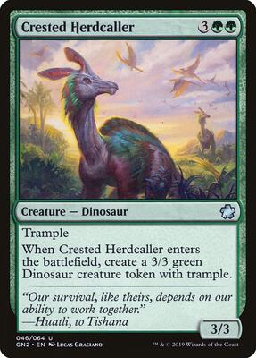 Crested Herdcaller card from Magic Game Night 2019