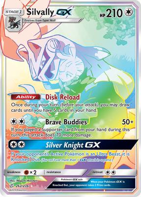 Silvally GX (Secret) card from SM - Cosmic Eclipse