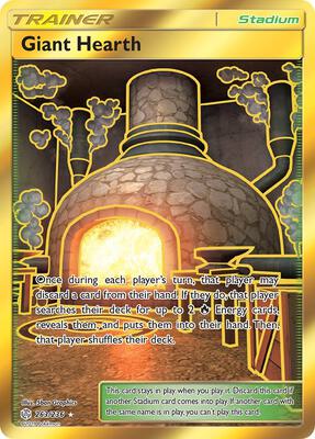 Giant Hearth (Secret) card from SM - Cosmic Eclipse