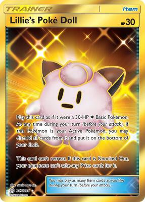 Lillie's Poke Doll (Secret) card from SM - Cosmic Eclipse