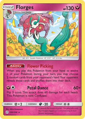 Florges card from SM - Cosmic Eclipse