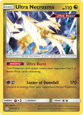 Ultra Necrozma card from SM - Cosmic Eclipse