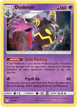 Dusknoir - 85/236 (Prerelease Kit Exclusive) card from Deck Exclusives