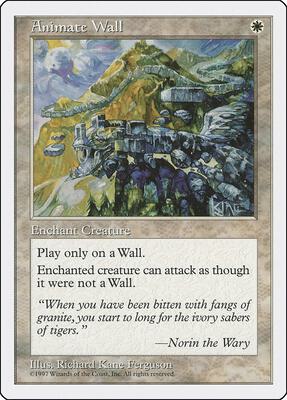 Animate Wall card from Fifth Edition