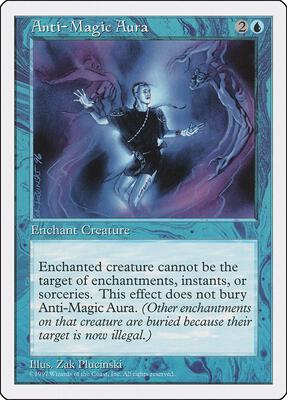 Anti-Magic Aura card from Fifth Edition