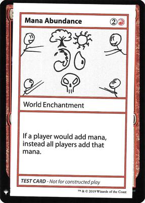 Mana Abundance card from Mystery Booster: Convention Edition Exclusives