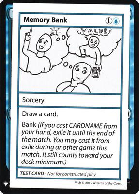 Memory Bank card from Mystery Booster: Convention Edition Exclusives