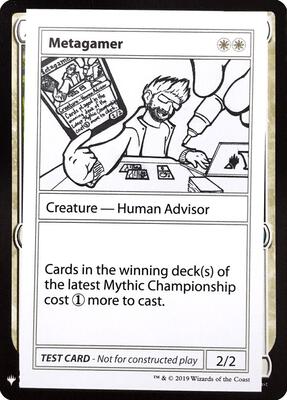Metagamer card from Mystery Booster: Convention Edition Exclusives