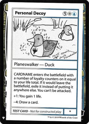 Personal Decoy card from Mystery Booster: Convention Edition Exclusives