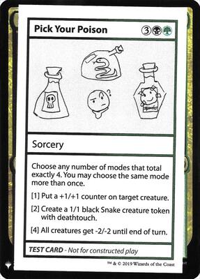 Pick Your Poison card from Mystery Booster: Convention Edition Exclusives