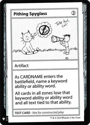Pithing Spyglass card from Mystery Booster: Convention Edition Exclusives