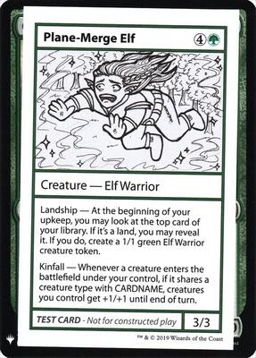 Plane-Merge Elf card from Mystery Booster: Convention Edition Exclusives