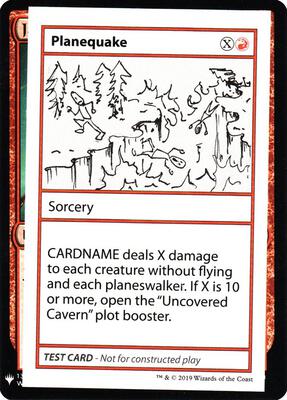 Planequake card from Mystery Booster: Convention Edition Exclusives