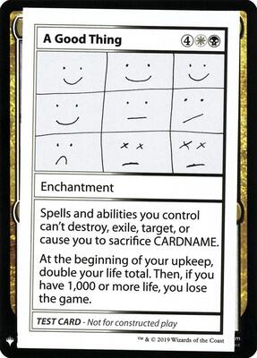 A Good Thing card from Mystery Booster: Convention Edition Exclusives