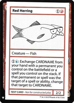 Red Herring card from Mystery Booster: Convention Edition Exclusives