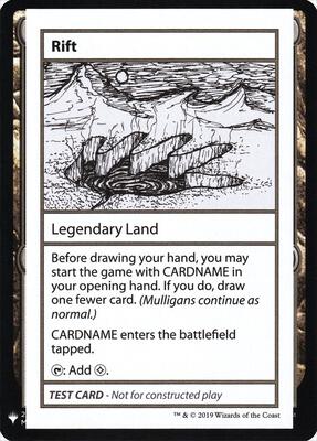 Rift card from Mystery Booster: Convention Edition Exclusives