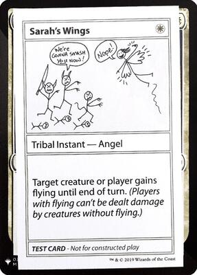 Sarah's Wings card from Mystery Booster: Convention Edition Exclusives