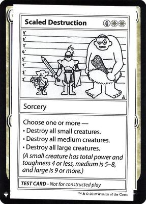 Scaled Destruction card from Mystery Booster: Convention Edition Exclusives