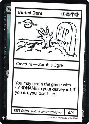 Buried Ogre card from Mystery Booster: Convention Edition Exclusives