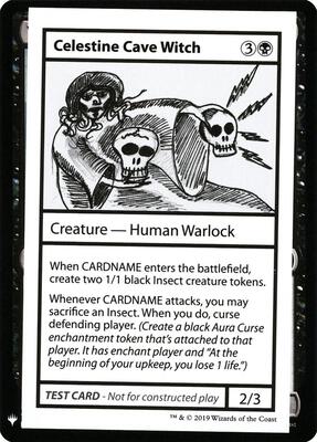 Celestine Cave Witch card from Mystery Booster: Convention Edition Exclusives