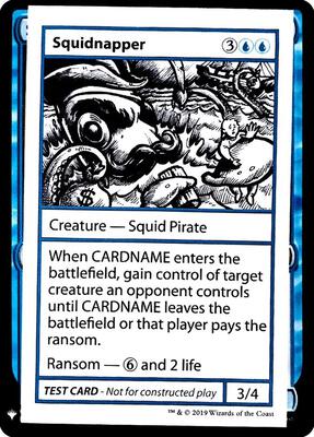 Squidnapper card from Mystery Booster: Convention Edition Exclusives