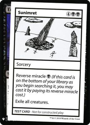 Sunimret card from Mystery Booster: Convention Edition Exclusives