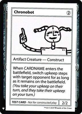 Chronobot card from Mystery Booster: Convention Edition Exclusives