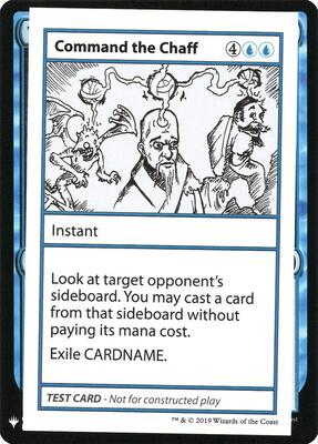 Command the Chaff card from Mystery Booster: Convention Edition Exclusives