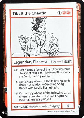 Tibalt the Chaotic card from Mystery Booster: Convention Edition Exclusives