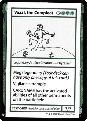 Vazal, the Compleat card from Mystery Booster: Convention Edition Exclusives