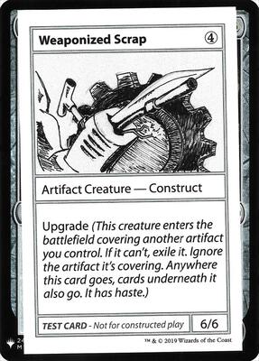 Weaponized Scrap card from Mystery Booster: Convention Edition Exclusives