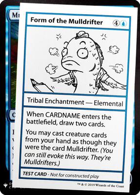 Form of the Mulldrifter card from Mystery Booster: Convention Edition Exclusives